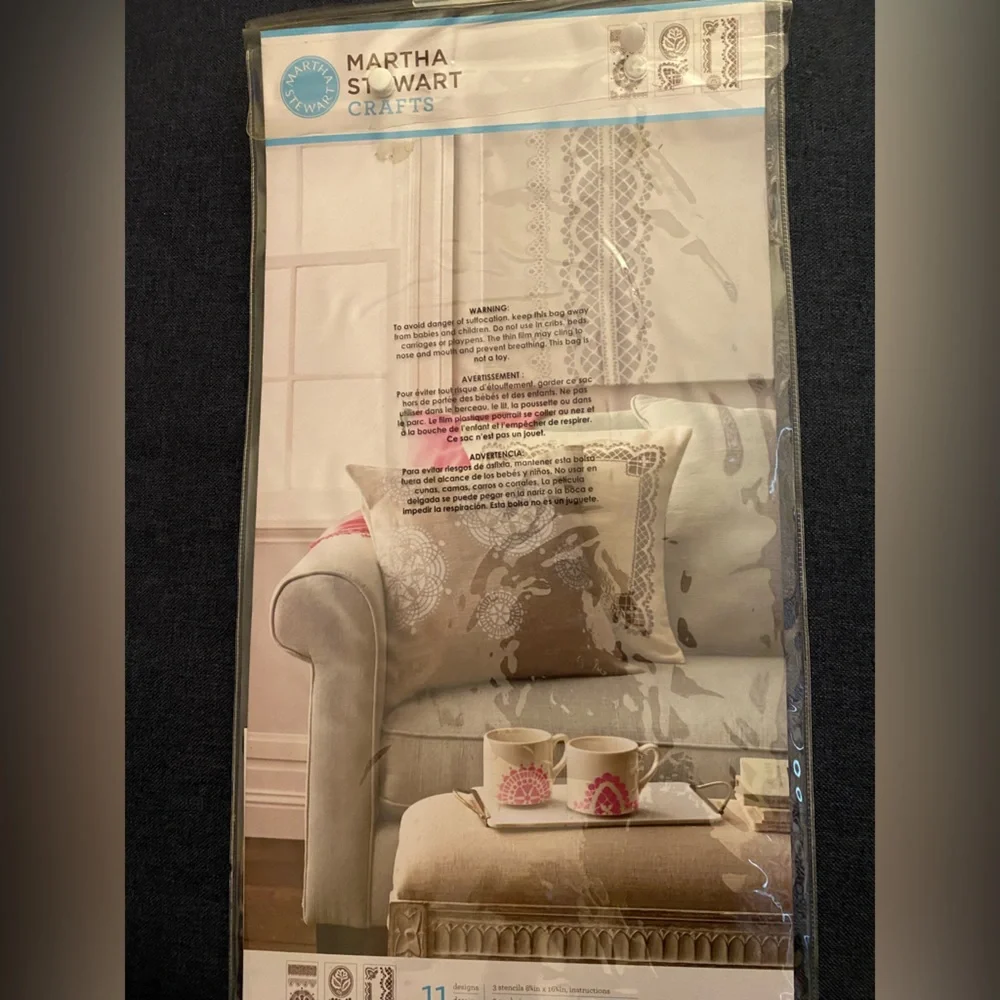 Martha Stewart lace design stencils